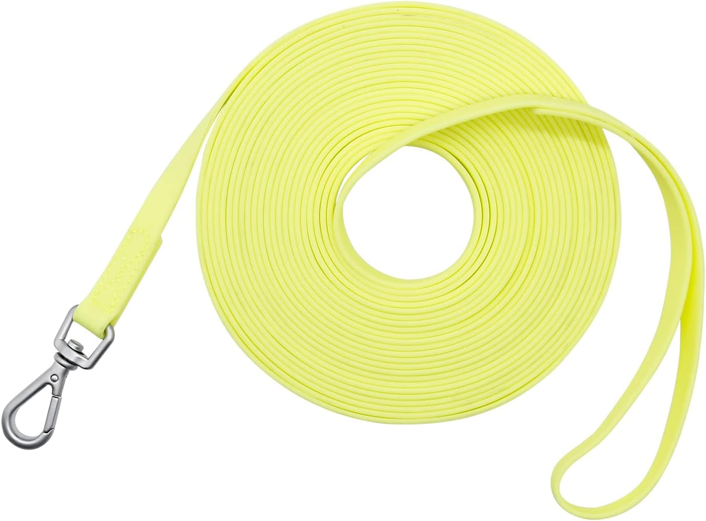 Waterproof Dog Training Leash 50FT 30FT 15FT 10FT 5FT Heavy Duty Recall Long Lead for Large Medium Small Dogs (5FT, Blue)